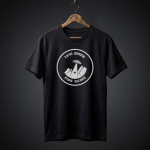 Camiseta Less Drama More Techno - Retroclubs