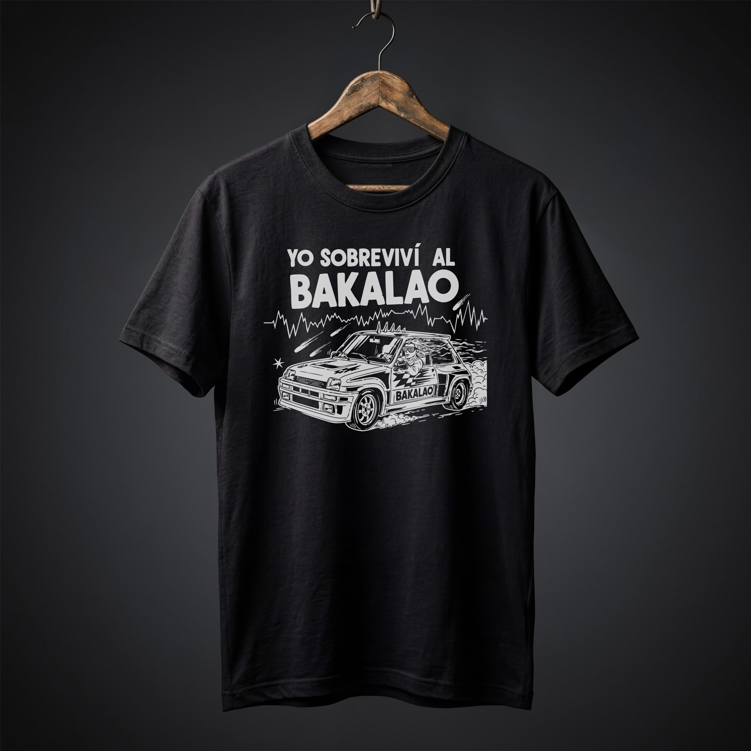 Camiseta Yo Sobreviví al Bakalao - Retroclubs