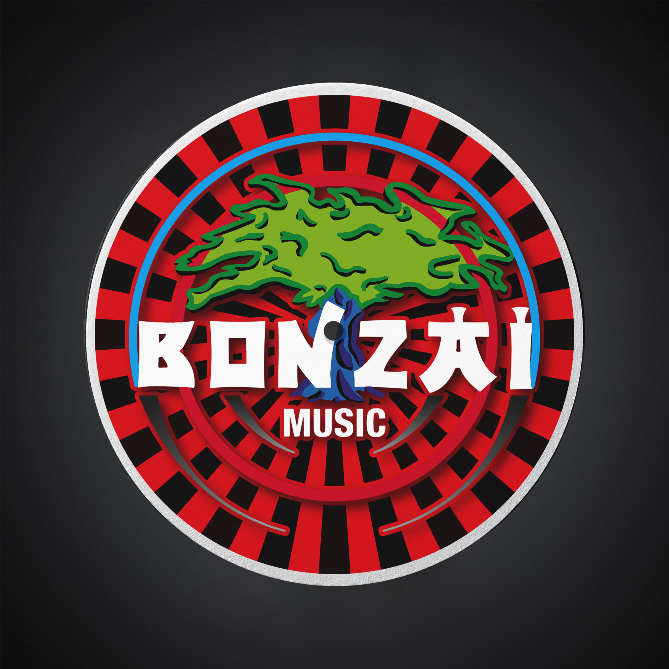Bonzai Records Slipmat — Edición Roja - Retroclubs